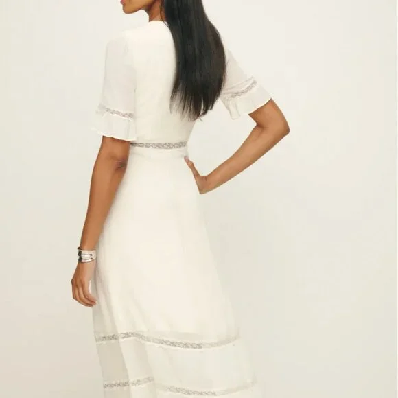 Reformation Woodson Dress (Sz 10) - Picture 3 of 7